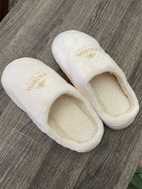 Patron Plush Cream Slippers
